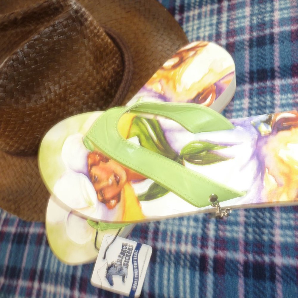 Sale - Versatile, Comfortable & Stylish Women"s Thong Sandal Cowgirl Flip Flops… - Picture 4 of 14